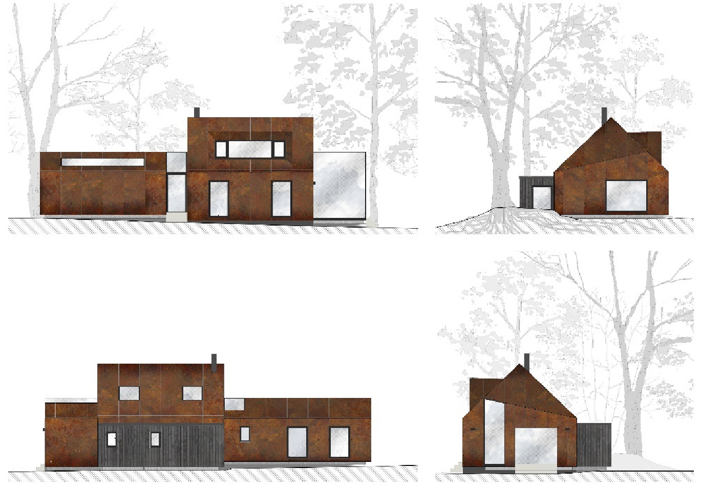 Corten Cottage Drawings 01