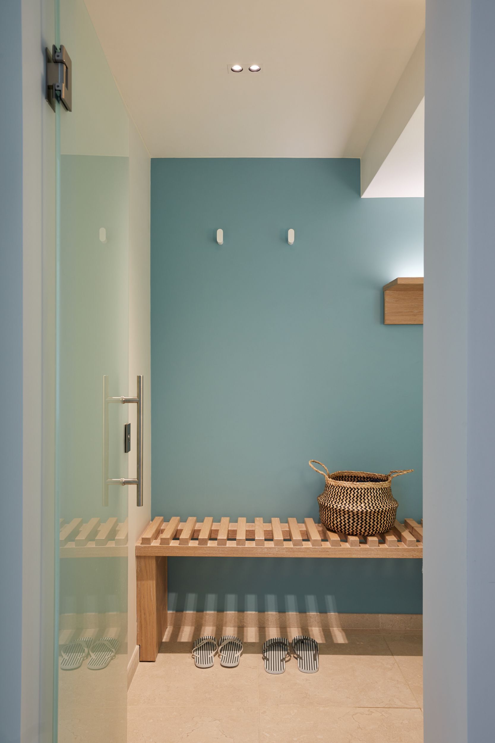 Torban Hall pool changing room JDA 1 portrait