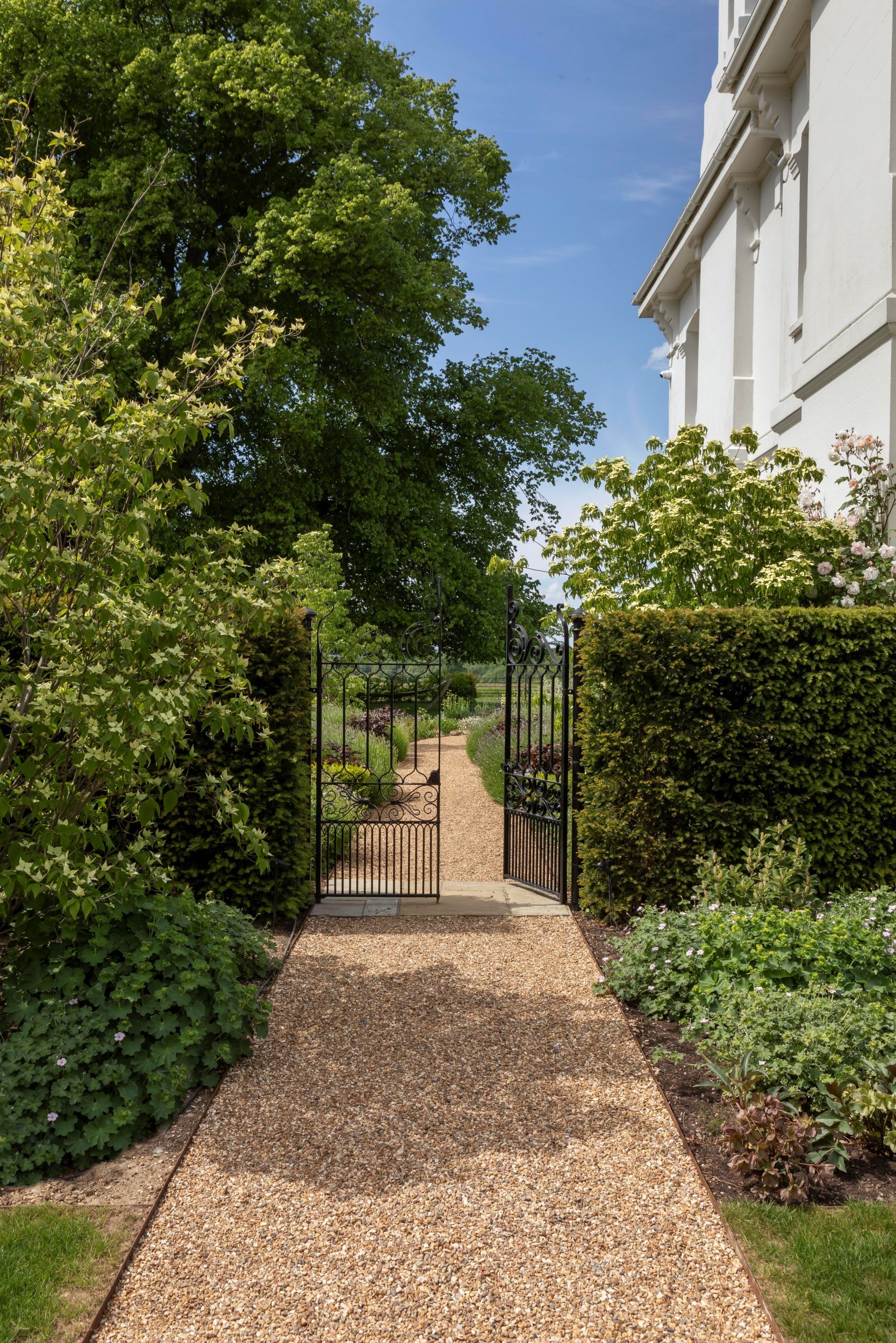 Torban Hall side gate house website