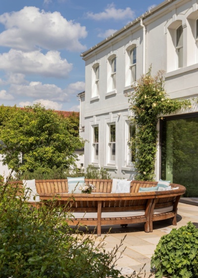Torban Hall exterior terrace lounge chairs portrait