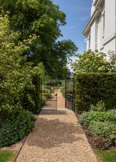 Torban Hall side gate house website