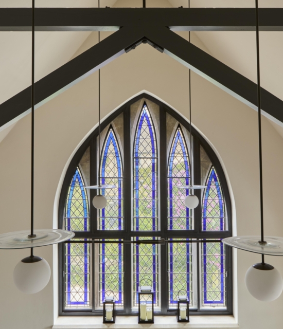 Restoration window heritage chapel church